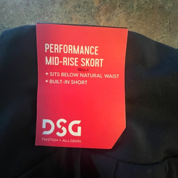 DSG Performance Mid-Rise Skort XXL Black - Picture 5 of 9